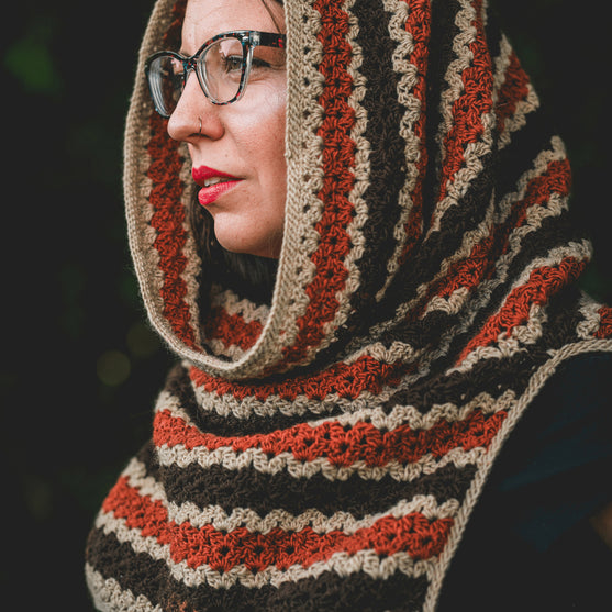 Rowan – Kapuzenschal
11