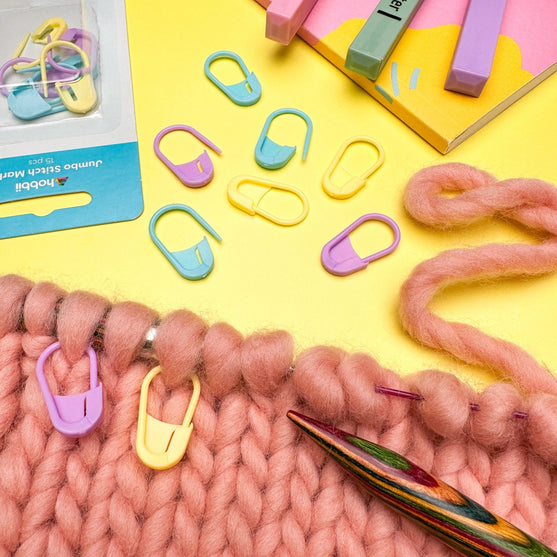 Maschenmarkierer Jumbo mit Verschluss - Hobbii
3