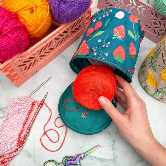 Garnhaltertasche mit Aufdruck - Hobbii
5