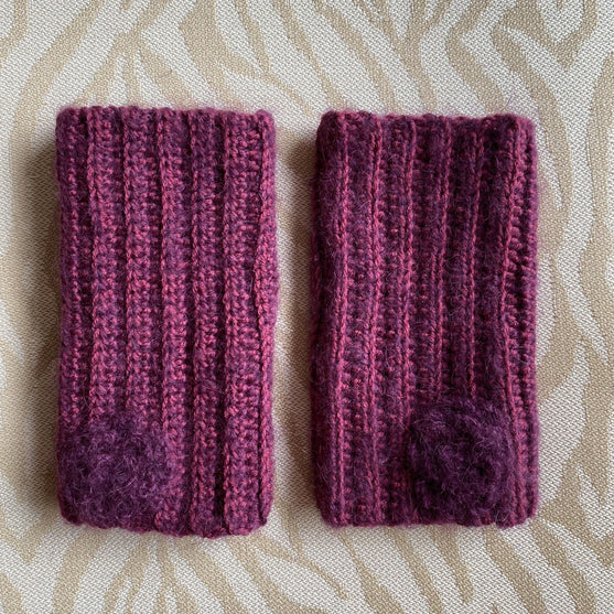 Frozen Rose - Fingerlose Handschuhe
4