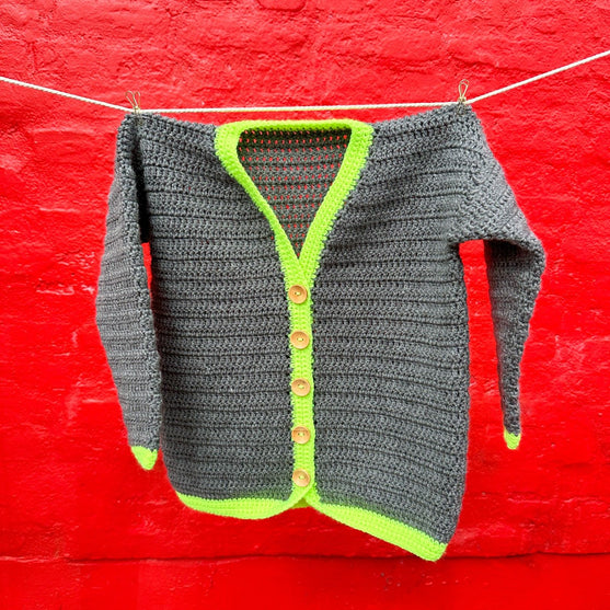 Contrast Cardi - Kinder Cardigan
4