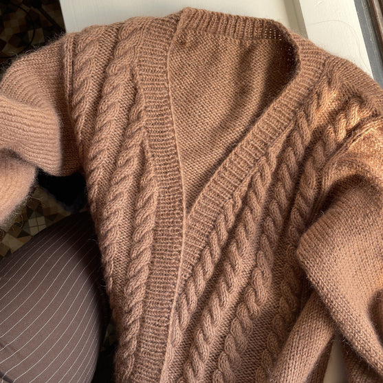 Fall Cables Cardi - Cardigan
3