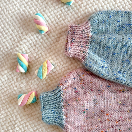 Marshmallow Swirls - Pullover
8