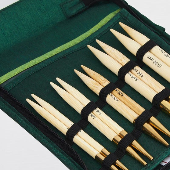 Bamboo Austauschbare Rundstricknadel Set Chunky - KnitPro
3