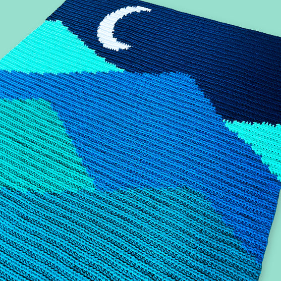 Berge bei Nacht - Decke
5