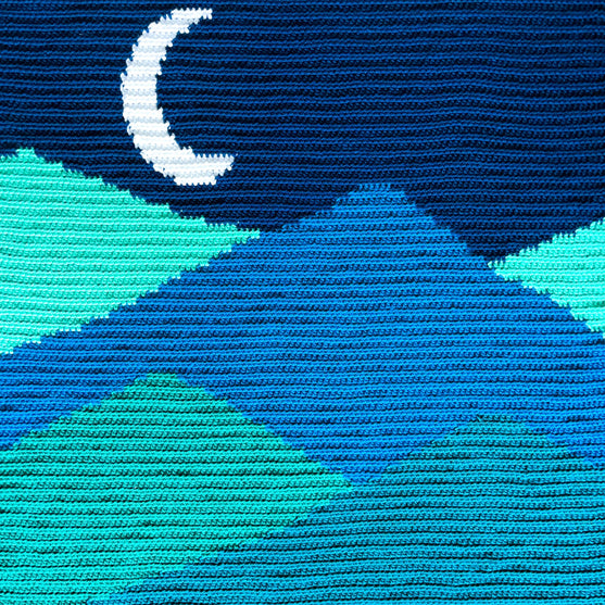 Berge bei Nacht - Decke
6