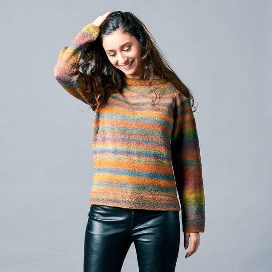 Mette - Top-down Pullover
2