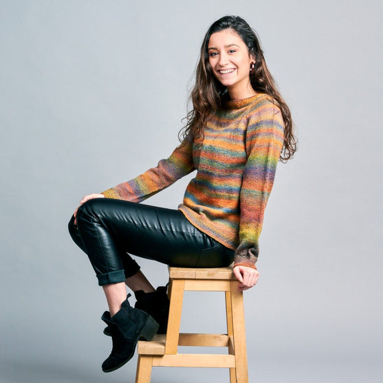 Mette - Top-down Pullover
3