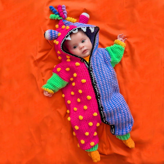 Monster Romper - Halloween-Strampler
9
