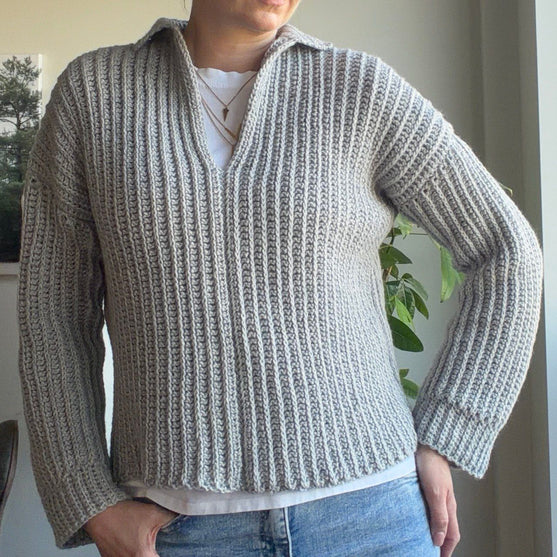 Evelyn - Rippenpullover
5