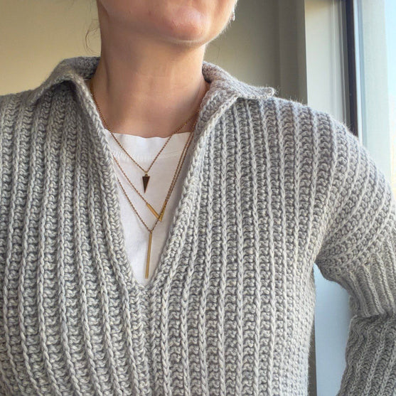 Evelyn - Rippenpullover
3