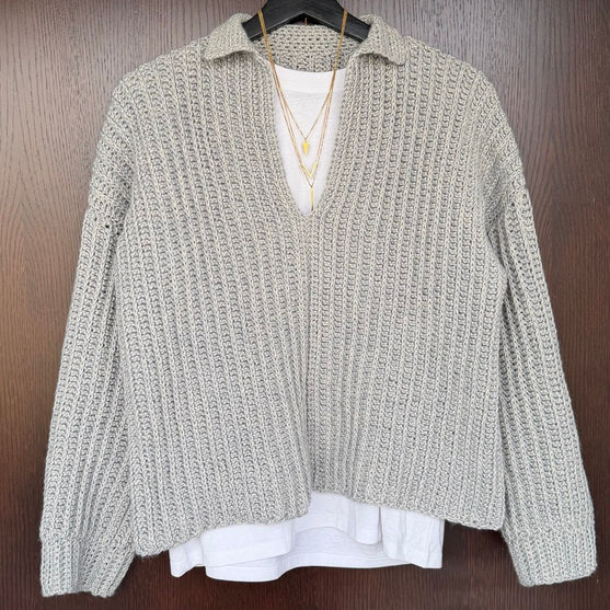 Evelyn - Rippenpullover
7