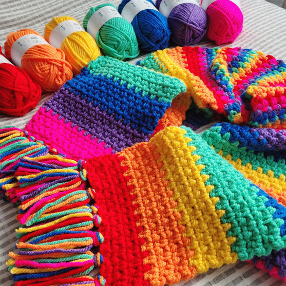 Chunky Rainbow - Schal
6