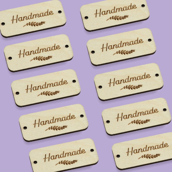 Labels aus Holz - Handmade - Hobbii
5