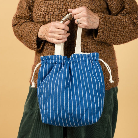 Gesteppte Projekttasche mit Kordelzugverschluss - Hobbii
5