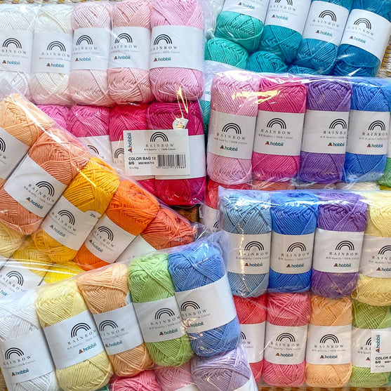 Rainbow Cotton 8/6 Color Pack - Hobbii
2