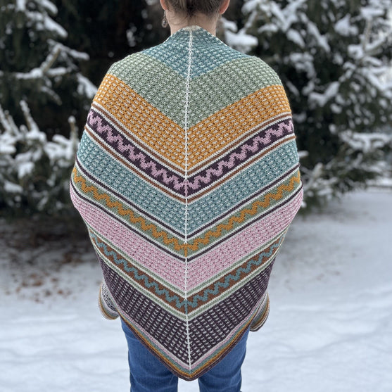 Raindrop - Dreieckstuch
2