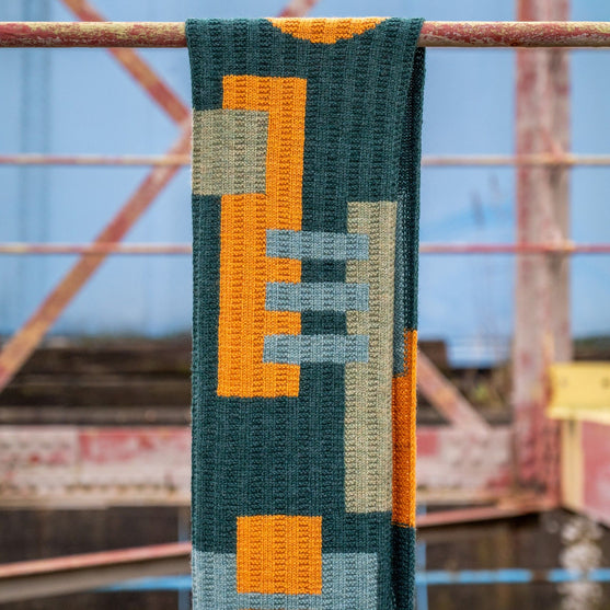 Rust & Rhythm - Schal - Strickset
5