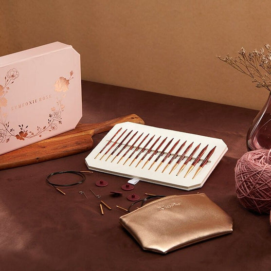 Symfonie Rose Austauschbares Rundstricknadel Set - KnitPro
4