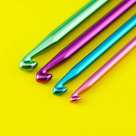 Alu Doppeltes Tunesisches Häkelnadelset - 14 cm - Hobbii
7