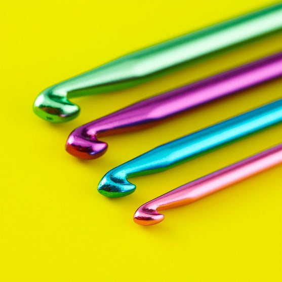 Alu Doppeltes tunesisches Häkelnadelset - 28 cm - Hobbii
6