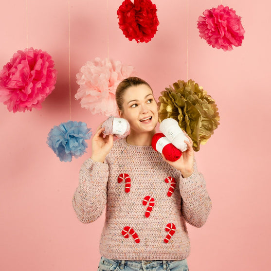 Candy Canes - Pullover
2