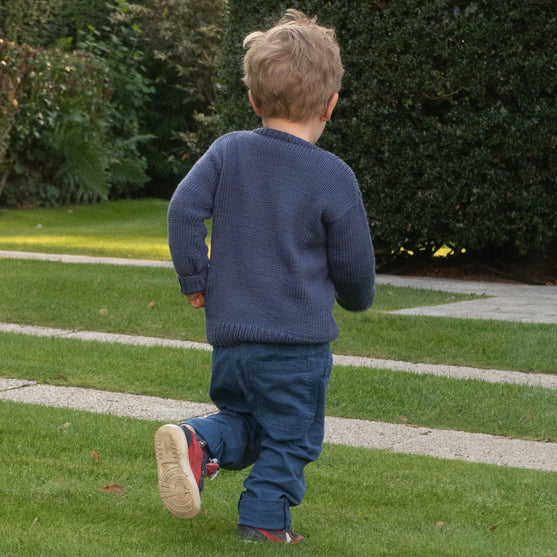 Mini V-Neck - Kinderpullover
2