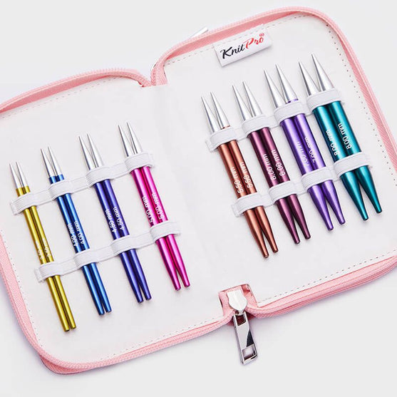 Zing Deluxe - Set mit Kurzen Austauschbaren Rundstricknadeln - KnitPro
2