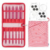 

Stellar austauschbares Rundstricknadel-Set Deluxe – Coral - Hobbii
1