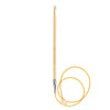

Tunesische Bambushäkelnadel mit Seil – 50 cm - Hobbii
1