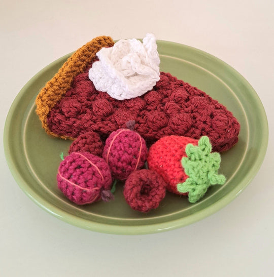 Kuchen mit roten Beeren