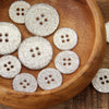 

Glitzer Knöpfe - Silber - Verschiedene Größen - Go Handmade
5