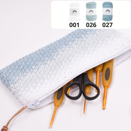 

Gehäkeltes Etui - Ton in Ton
5