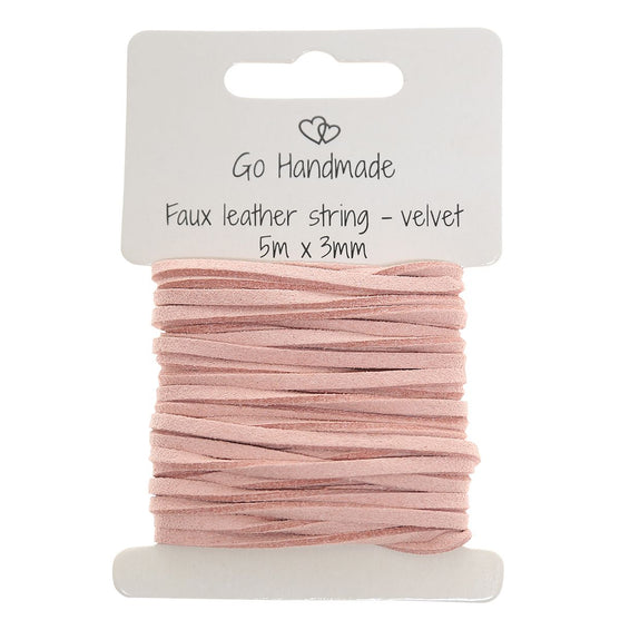

Lederimitat-Schnur - Go Handmade
1