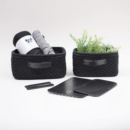 

Aufbewahrungskorb mit Lederboden Rechteckig - Klein
4