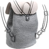 

Taschenklappe mit Magnetknopf - Schwarz/Bronze - Go Handmade
8