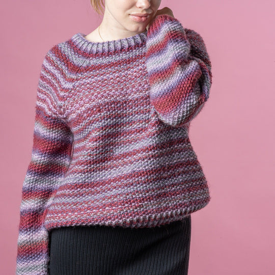 Anette - Perlmuster - Pullover Print