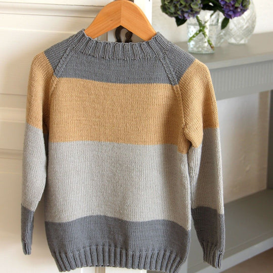 Stripe Raglan Sweater - Women