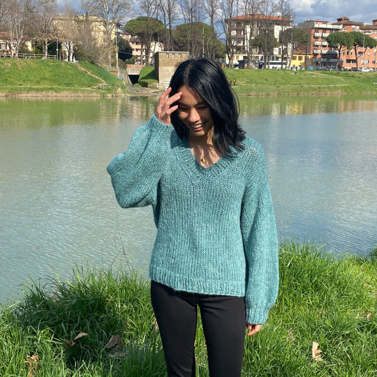 Charlotte - Pullover mit V-Ausschnitt