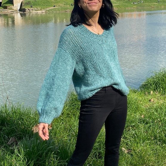 

Charlotte - Pullover mit V-Ausschnitt
3