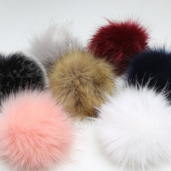 

Pompom - grau, small/10 cm - Go Handmade
4