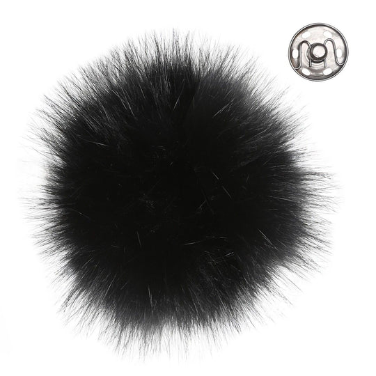 Pompon - Schwarz - Go Handmade