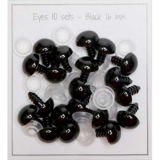 Sicherheitsaugen - 16 mm - Go Handmade