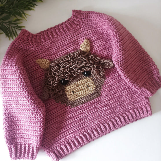 

Highland Cow - Kinderpullover
4