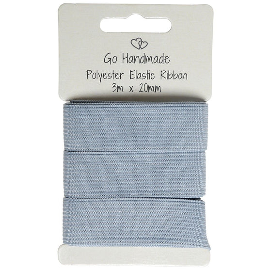 

Gummiband - 20 mm - Go Handmade
1