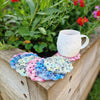 

Silk Print Flower - Untersetzer
1