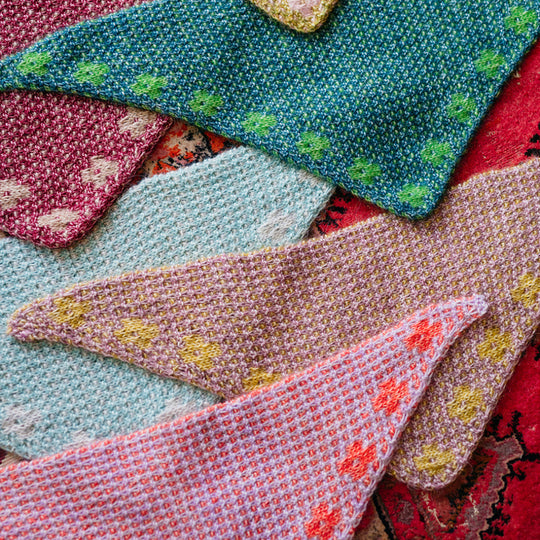 Pressed Flowers Kerchief - Mosaik-Bandana