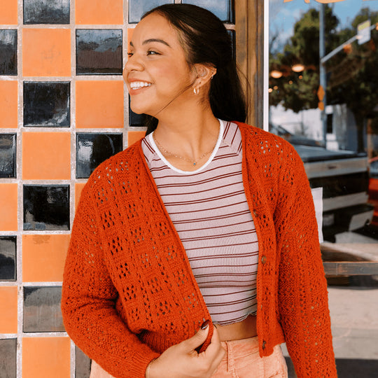 Timanfaya - Lochmuster-Cardigan