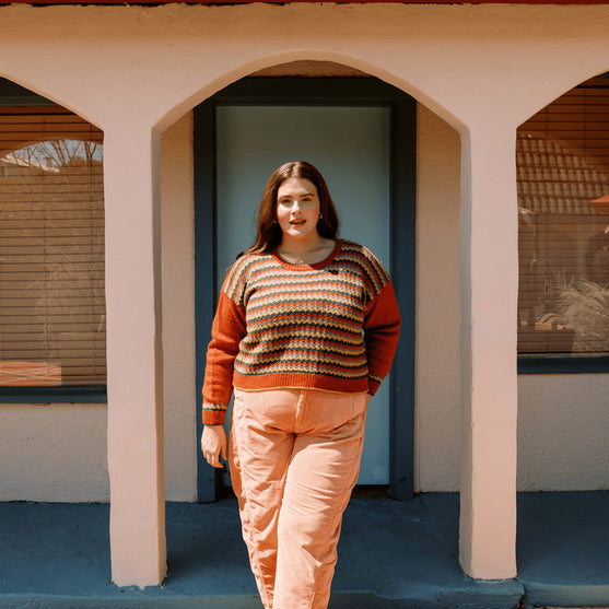 

Lurdes - Chevron-Pullover
2