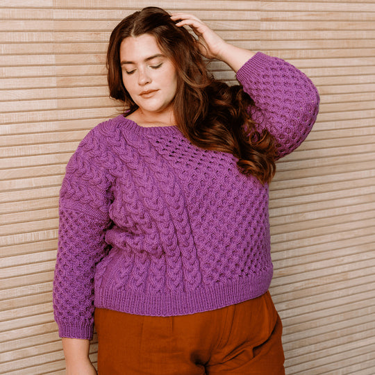 Cybil - Zopf-Pullover